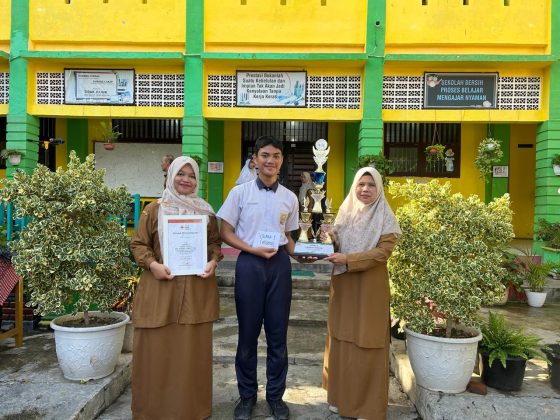 PMR SMP Negeri 7 Banda Aceh meraih juara 1 tingkat MADYA pada lomba Aerobic Competition PMI kota Banda Aceh.